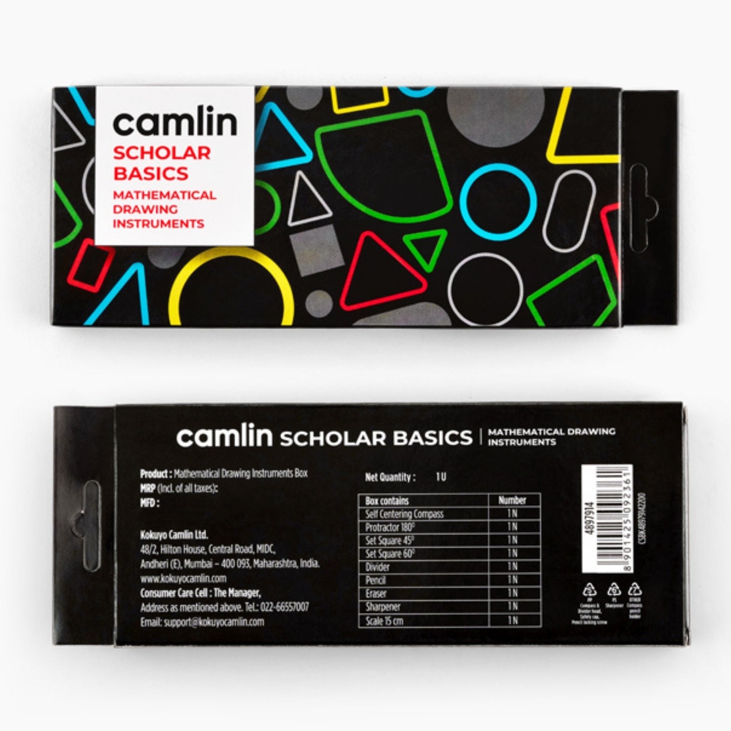 Camlin Scholar Basics Geometry Box