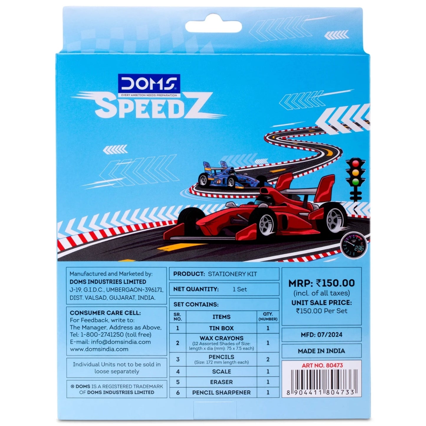 DOMS Speedz Stationery Kit