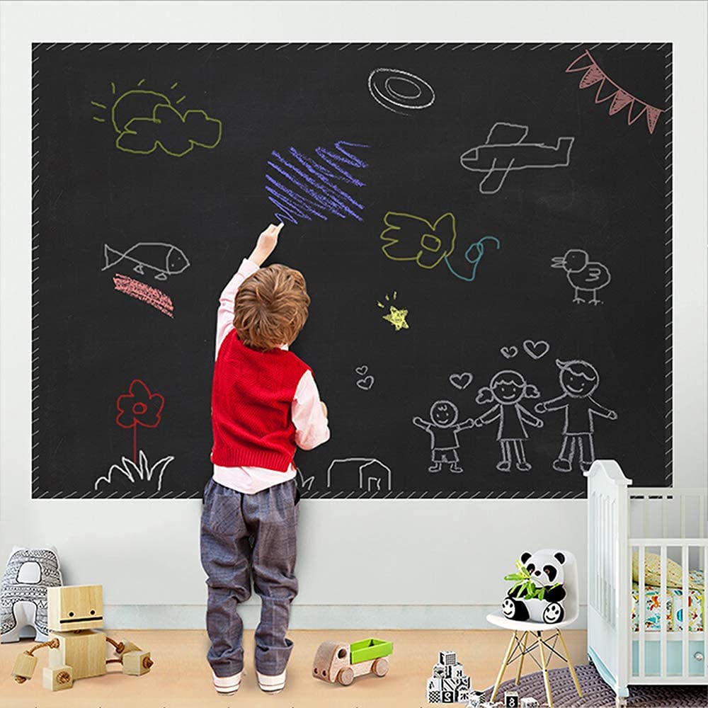 Self-Adhesive Black Board Peel & Stick Paper
