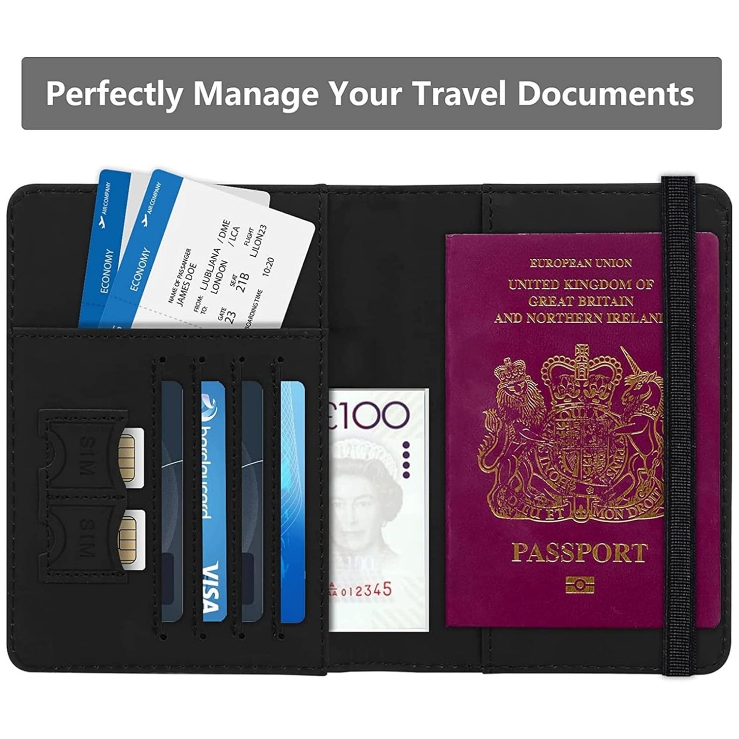 Leather Passport Holder