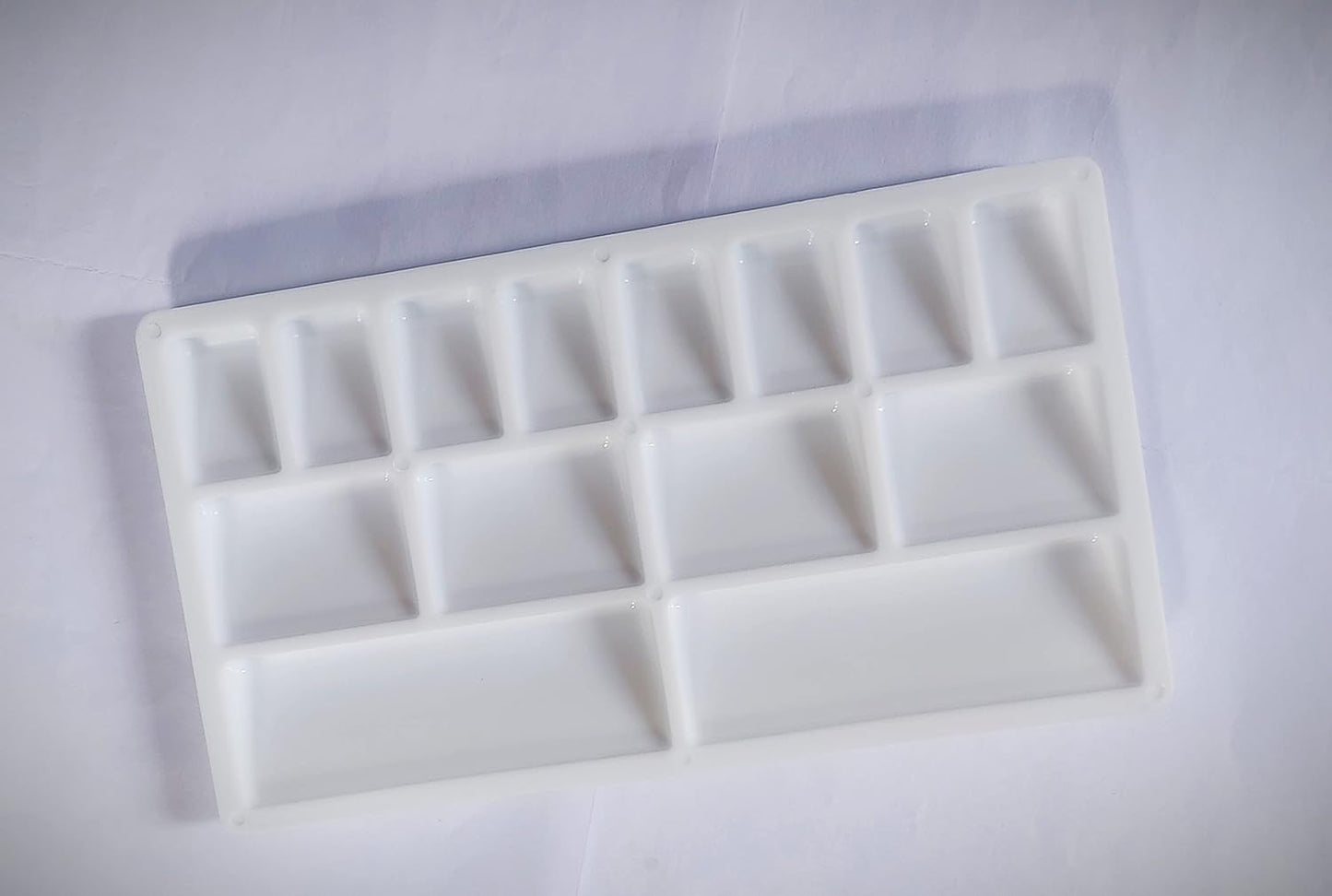 Rectangle Shape Colour Mixing Palette for Artists and Students
