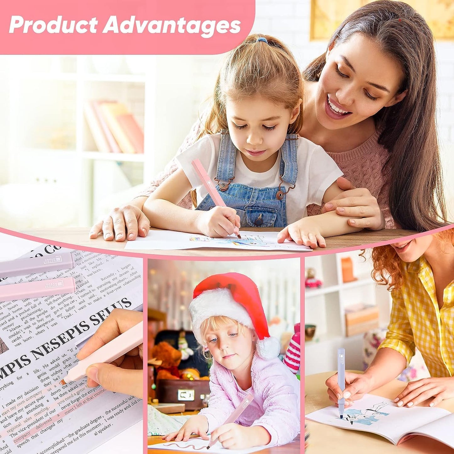 Aesthetic Cute Bible Highlighters 6Pcs