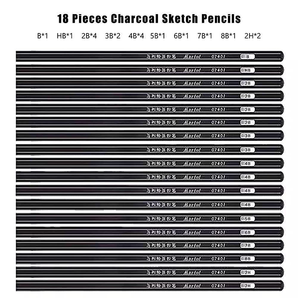Drawing Sketching Pencil Set - 29 Pcs