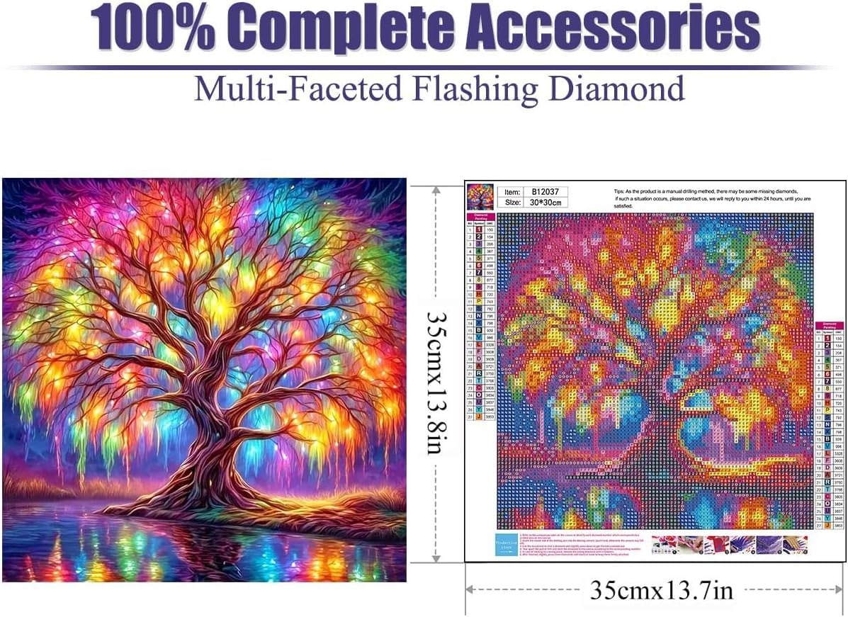 5D Diamond Painting Kit (Tree)