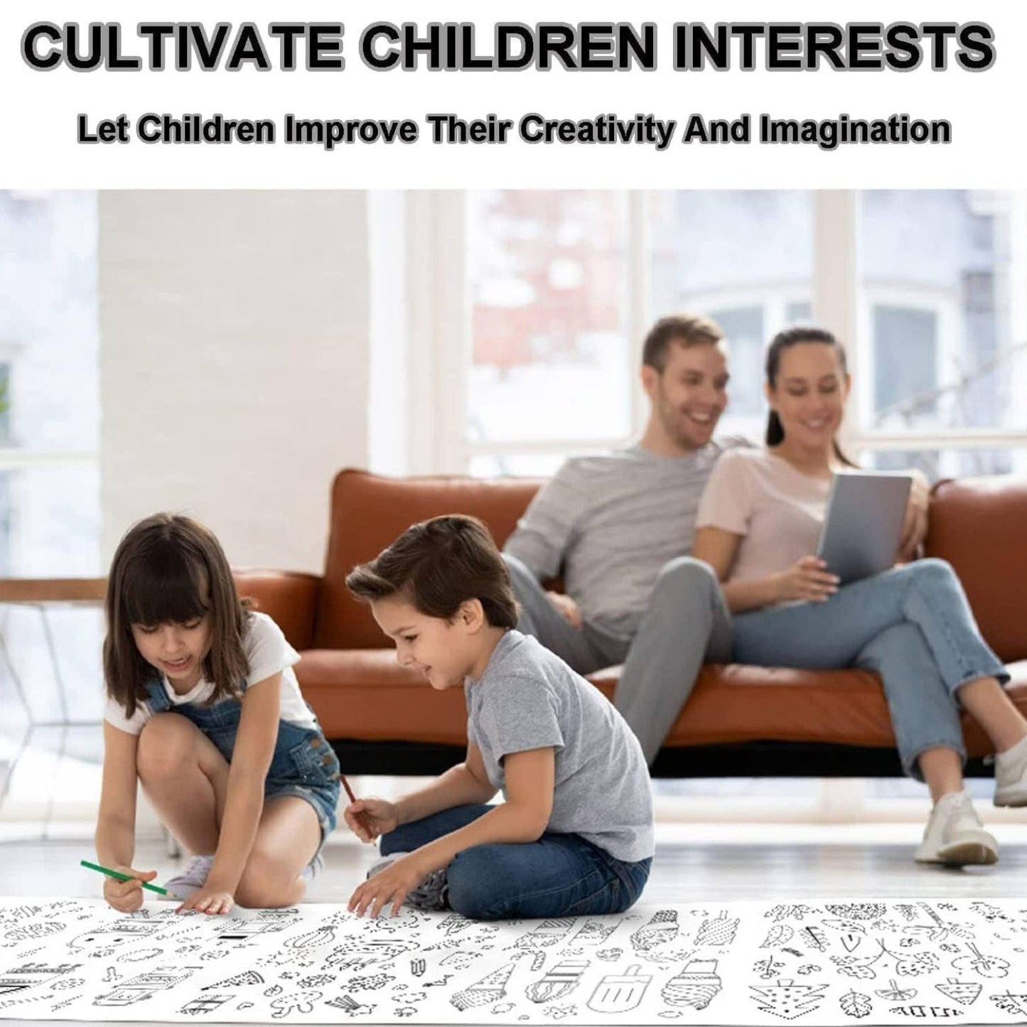 Drawing Paper Roll for Kids - 30x300 Cm