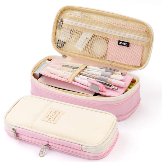 Canvas Big Capacity Pencil Case