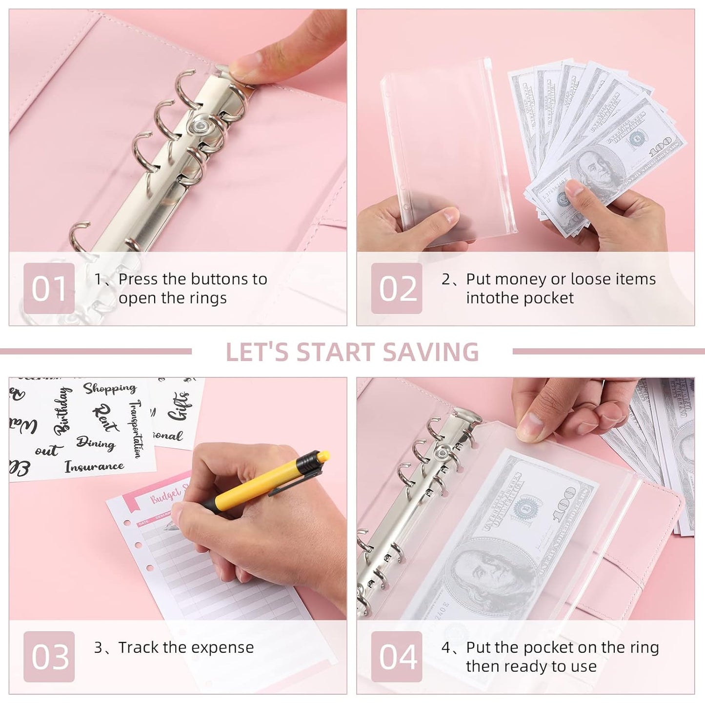 Budget Binder Notebook Set