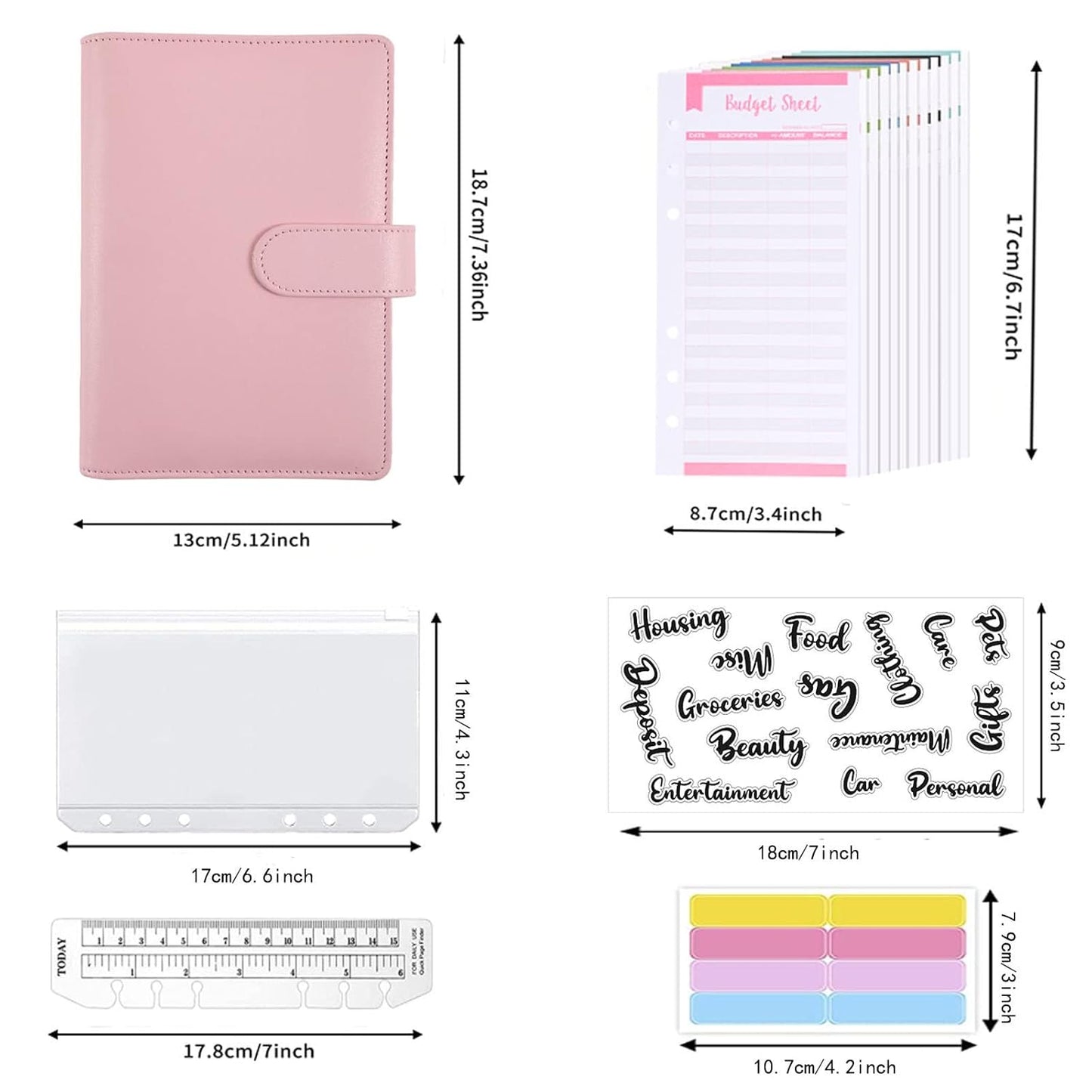 Budget Binder Notebook Set