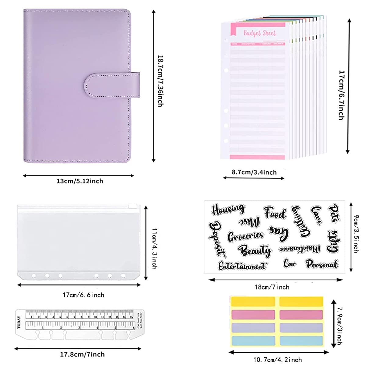 Budget Binder Notebook Set