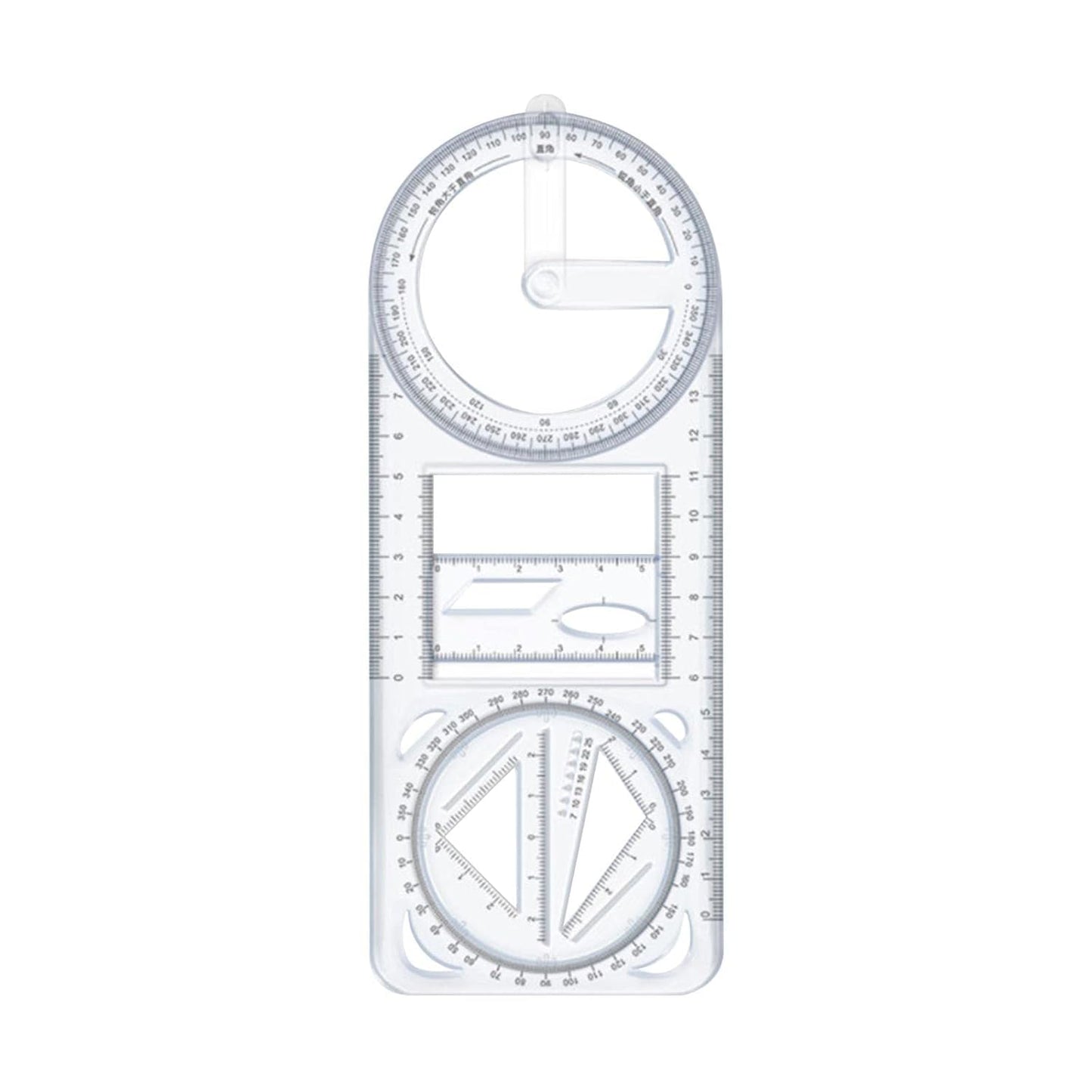 Geometric Drawing Ruler Movable