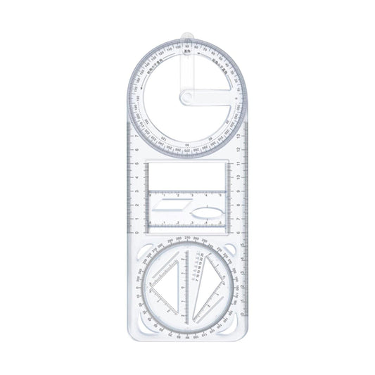 Geometric Drawing Ruler Movable