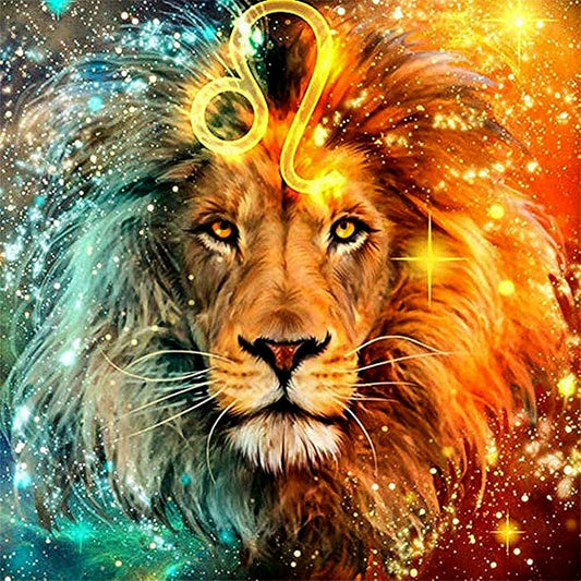5D Diamond Painting Kit (Lion)