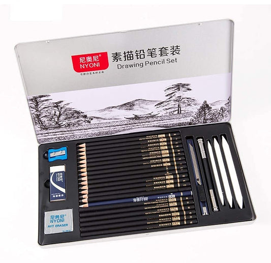 Drawing Sketching Art Tool Kit 29 Pcs