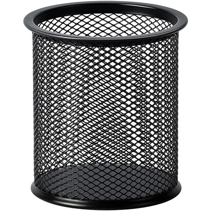 Black Mesh Pen Holder for Desk & Study Table
