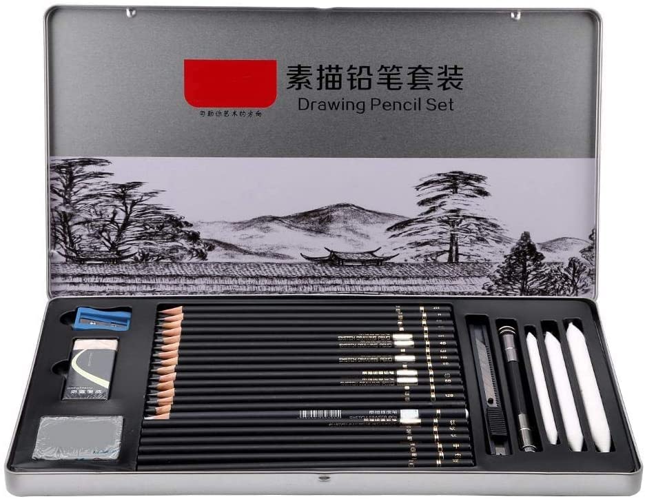 Drawing Sketching Art Tool Kit 29 Pcs