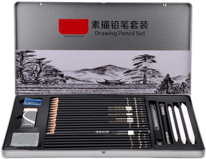 Drawing Sketching Art Tool Kit 29 Pcs