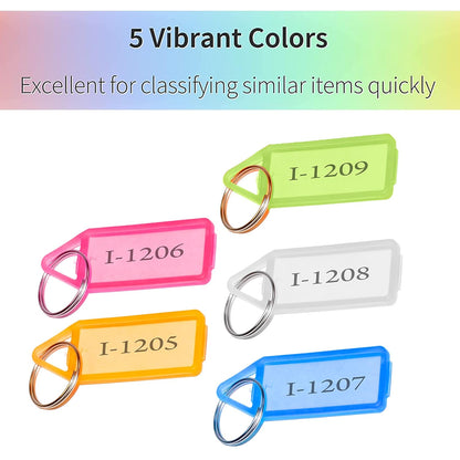 Keychain with Name Tag Multi Color
