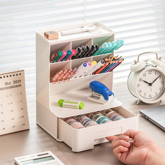 Desk Organizer with Drawer