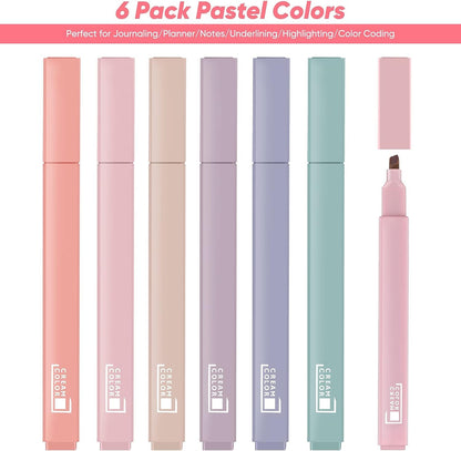 Aesthetic Cute Bible Highlighters 6Pcs