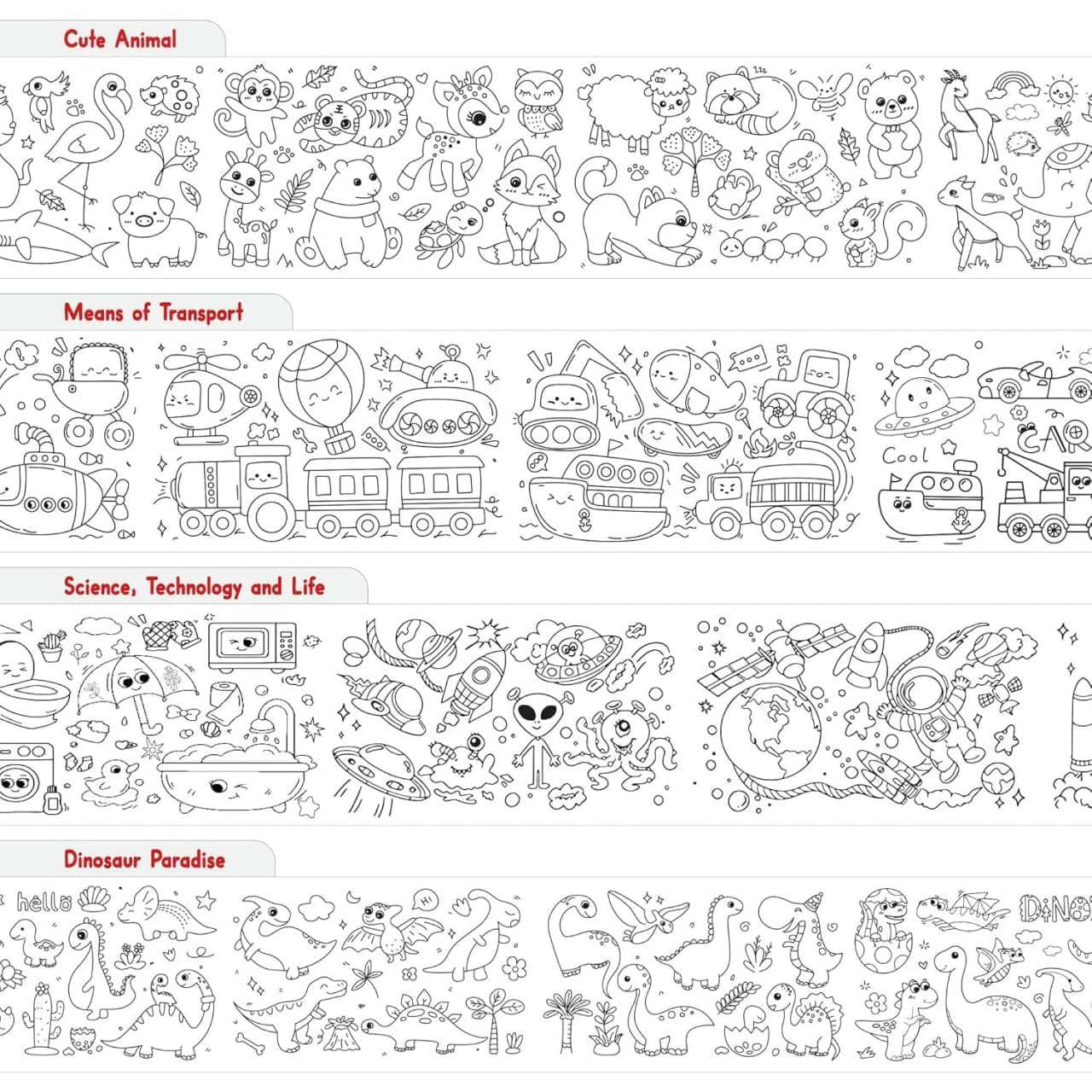 Drawing Paper Roll for Kids - 30x300 Cm