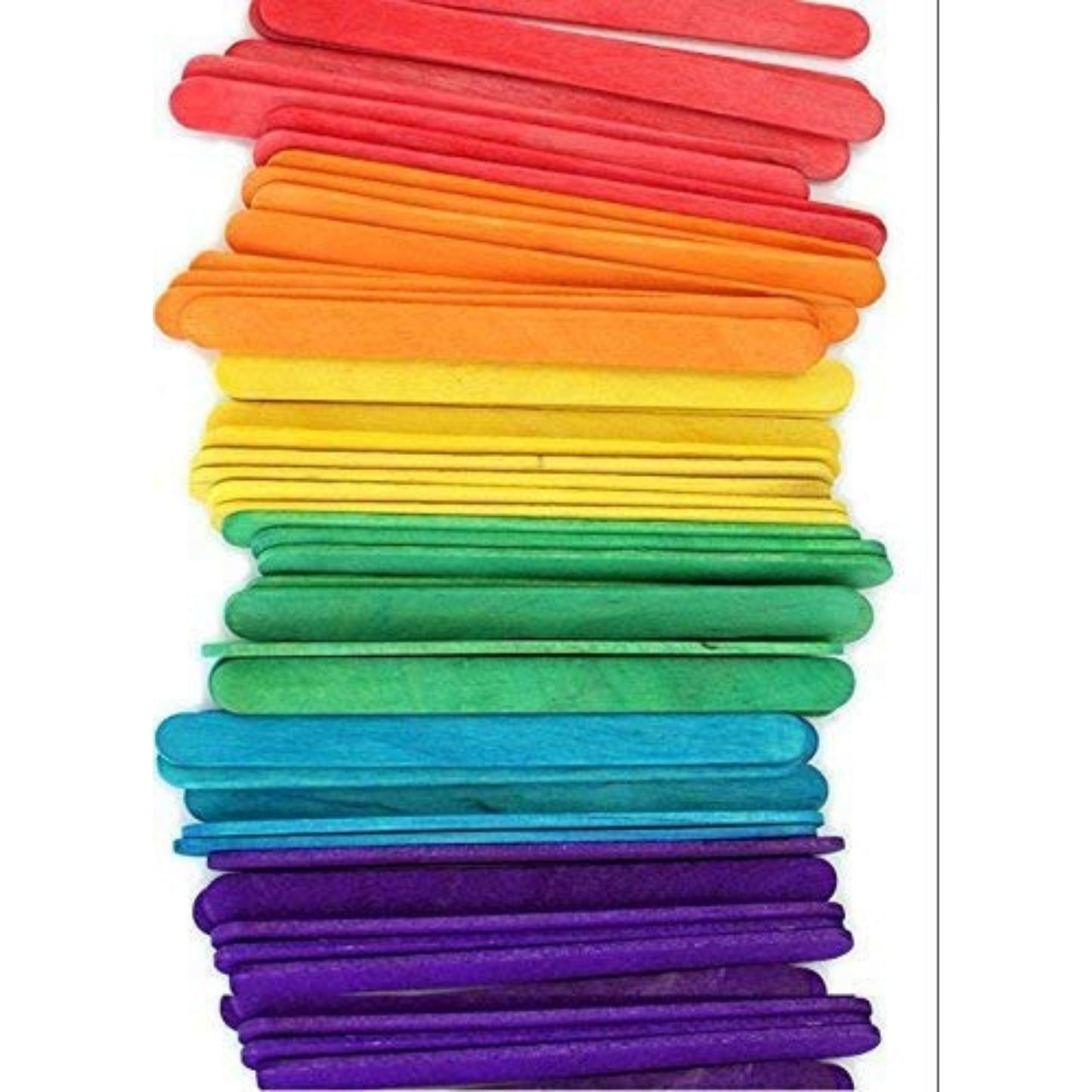Ice Cream Sticks Colored | 50 Sticks