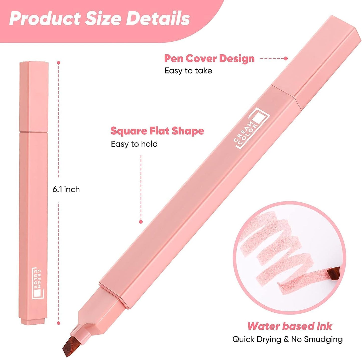 Aesthetic Cute Bible Highlighters 6Pcs