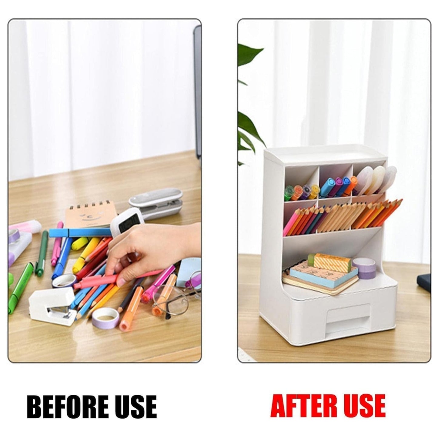 Desk Organizer with Drawer