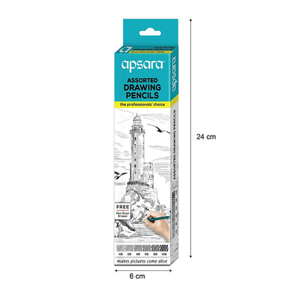 Apsara Assorted Drawing Pencils
