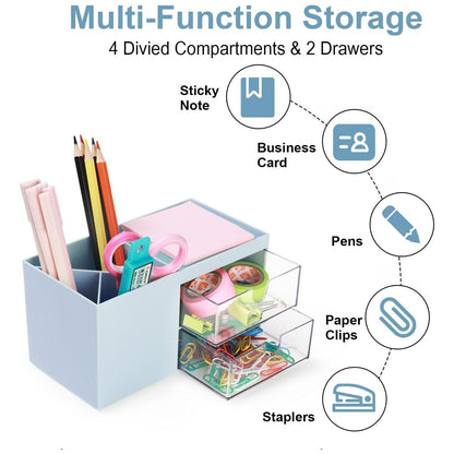 Desk Organizer with 2 Drawer