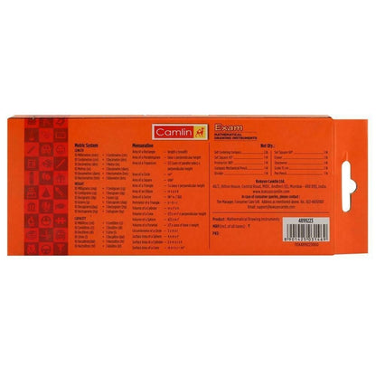 Camlin Exam Mathematical Drawing Instruments Geometry Box