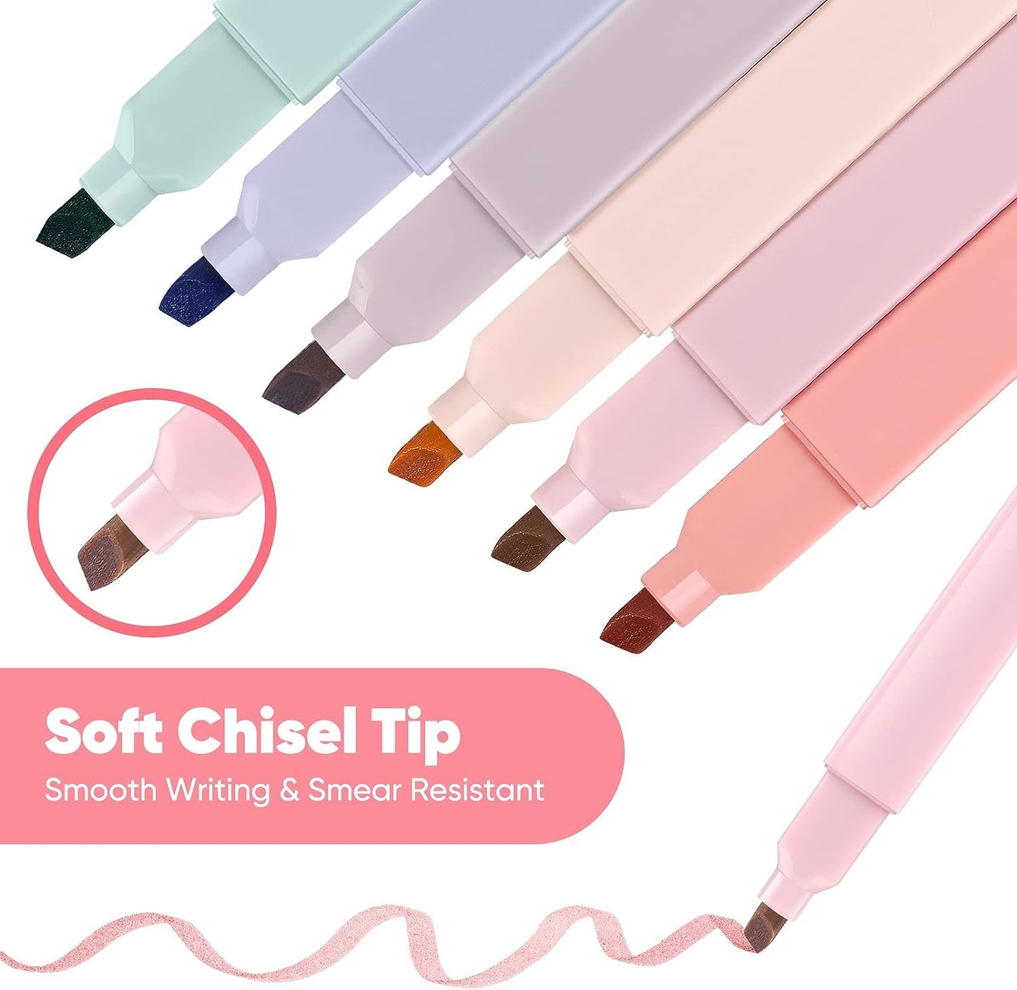 Aesthetic Cute Bible Highlighters 6Pcs