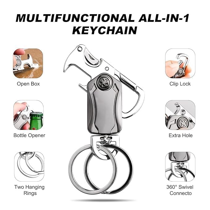 5 in 1 Multifunction Keychain