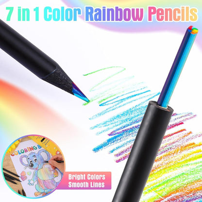Rainbow Colored Pencils Set 12Pcs