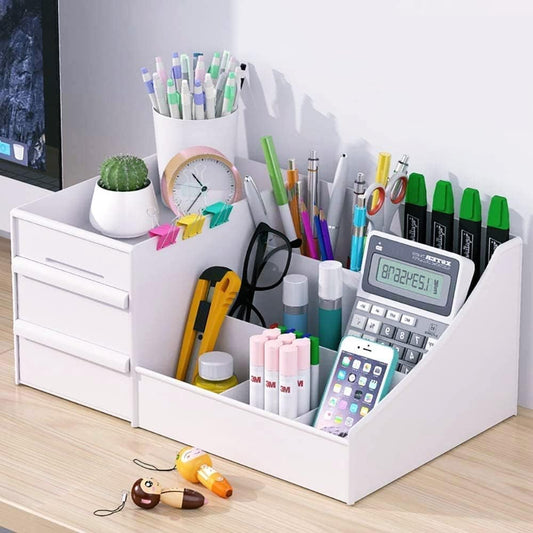 Desk Organizer Box with Drawer