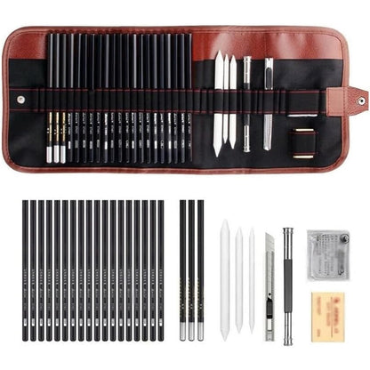 Drawing Sketching Pencil Set - 29 Pcs