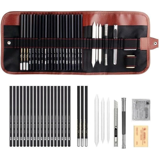 Drawing Sketching Pencil Set - 29 Pcs
