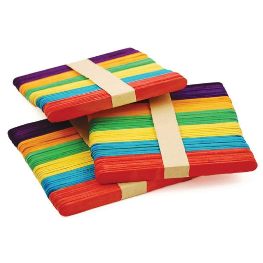 Ice Cream Sticks Colored | 50 Sticks