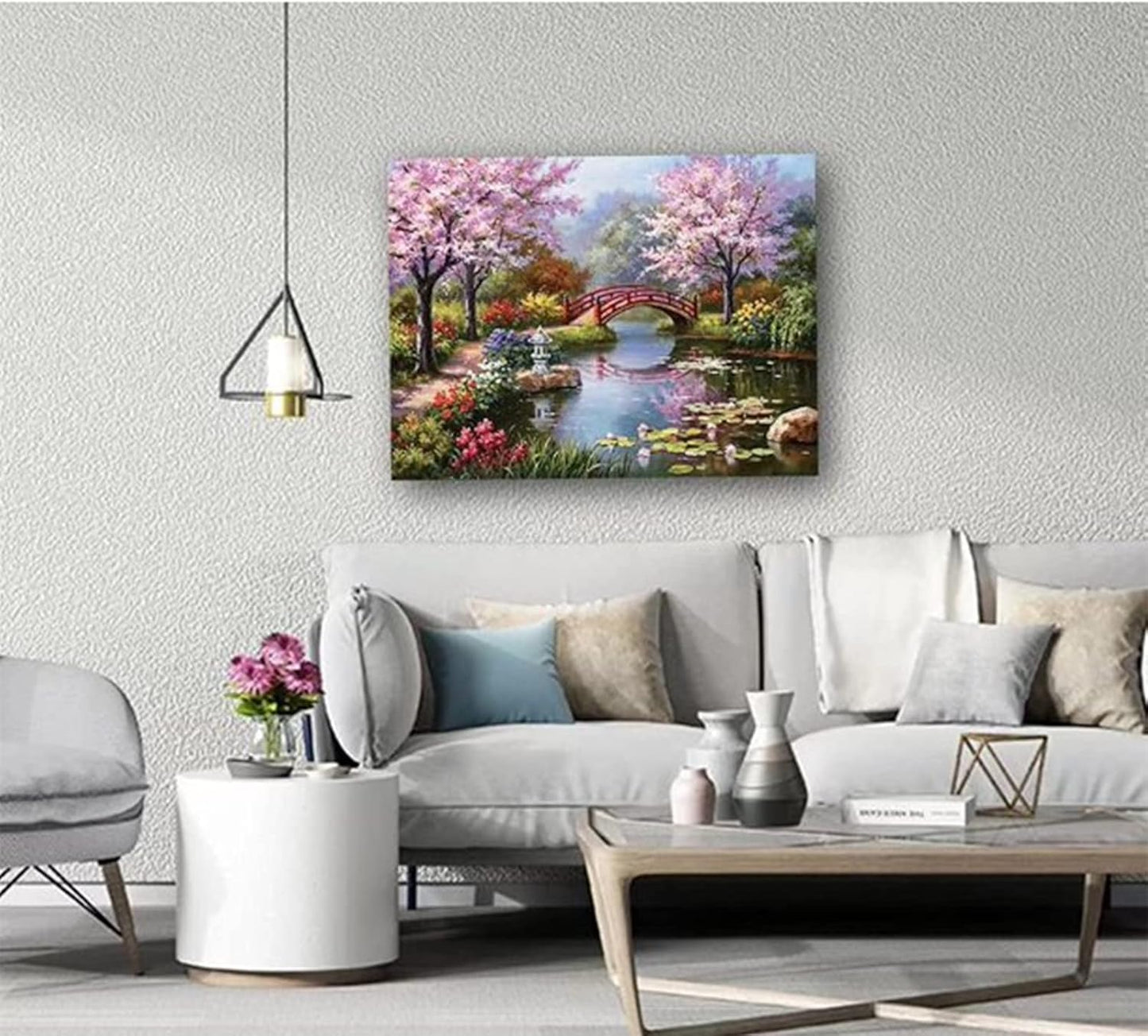 5D Diamond Painting Kit (River Bridge)