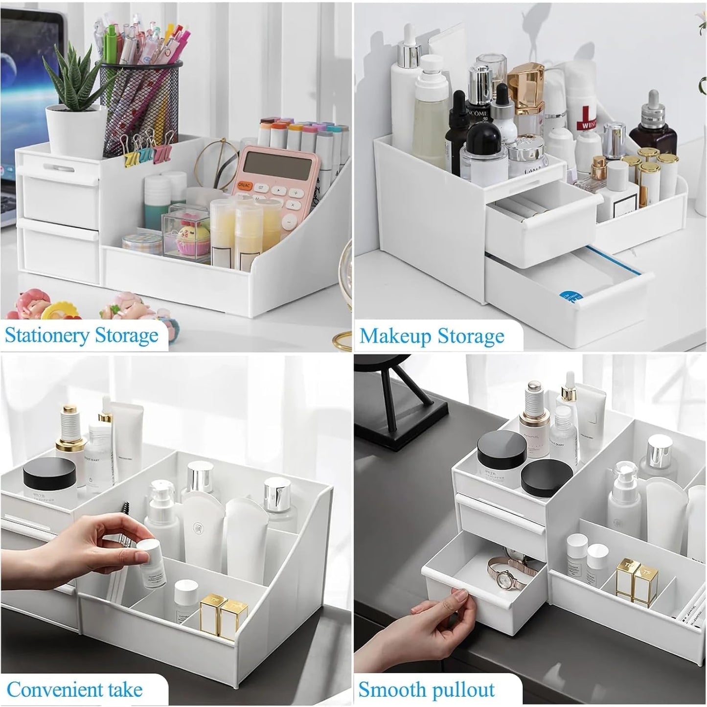 Desk Organizer Box with Drawer