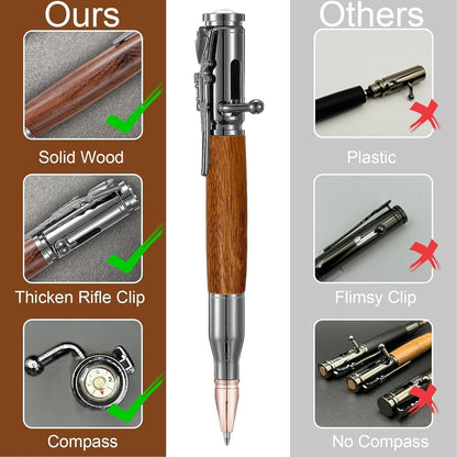 Bolt Action Pen Bullet Shaped Metal Pen