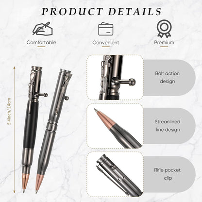 Bolt Action Pen Bullet Shaped Metal Pen