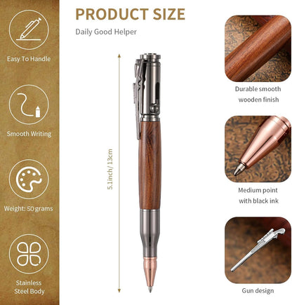 Bolt Action Pen Bullet Shaped Metal Pen
