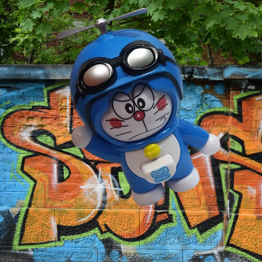 Cute Doraemon Face Changing Toy Keychain