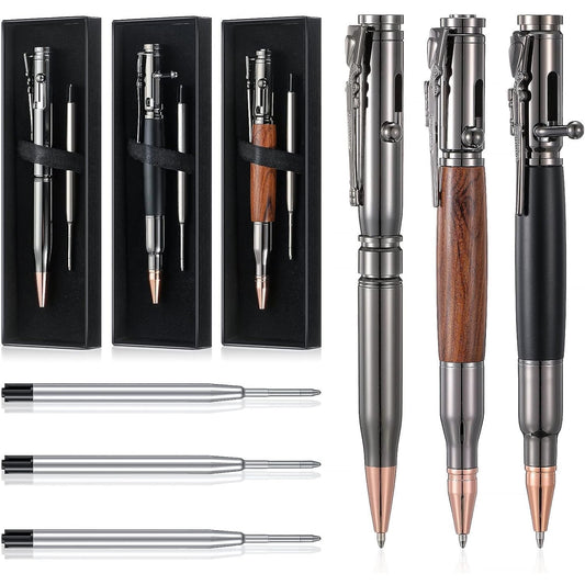 Bolt Action Pen Bullet Shaped Metal Pen