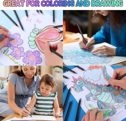 Rainbow Colored Pencils Set 12Pcs
