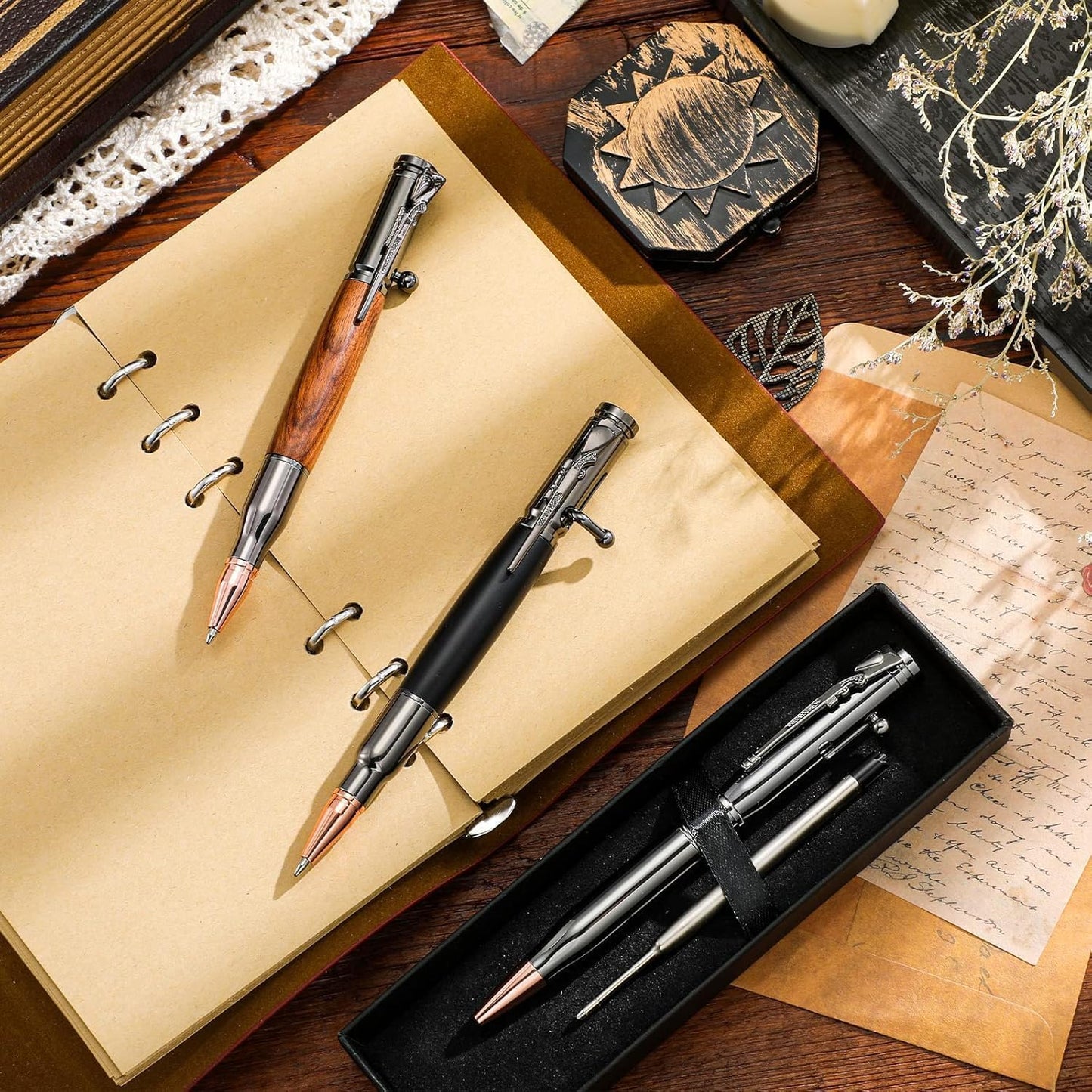 Bolt Action Pen Bullet Shaped Metal Pen