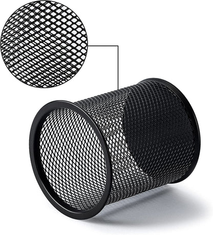 Black Mesh Pen Holder for Desk & Study Table