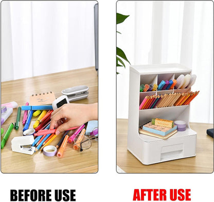 Desk Organizer with Drawer