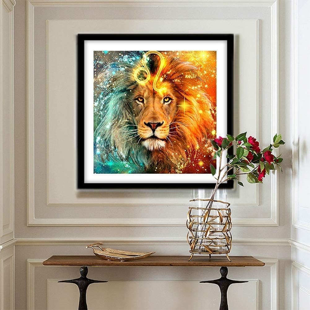 5D Diamond Painting Kit (Lion)