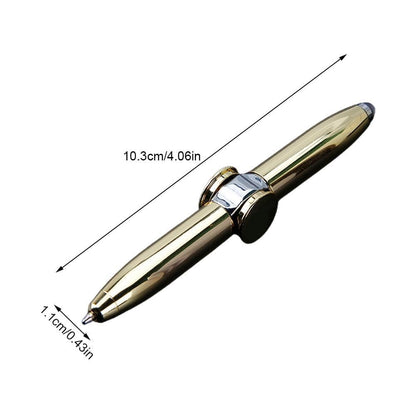 Rotatable Spinning Pen with LED Light
